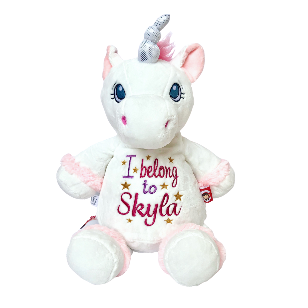 Personalised Unicorn soft toy