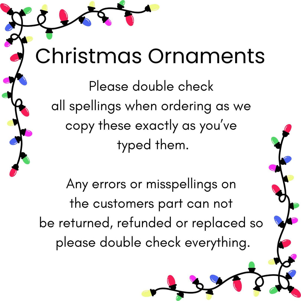 1st Christmas personalised penguin themed tree ornament 2025