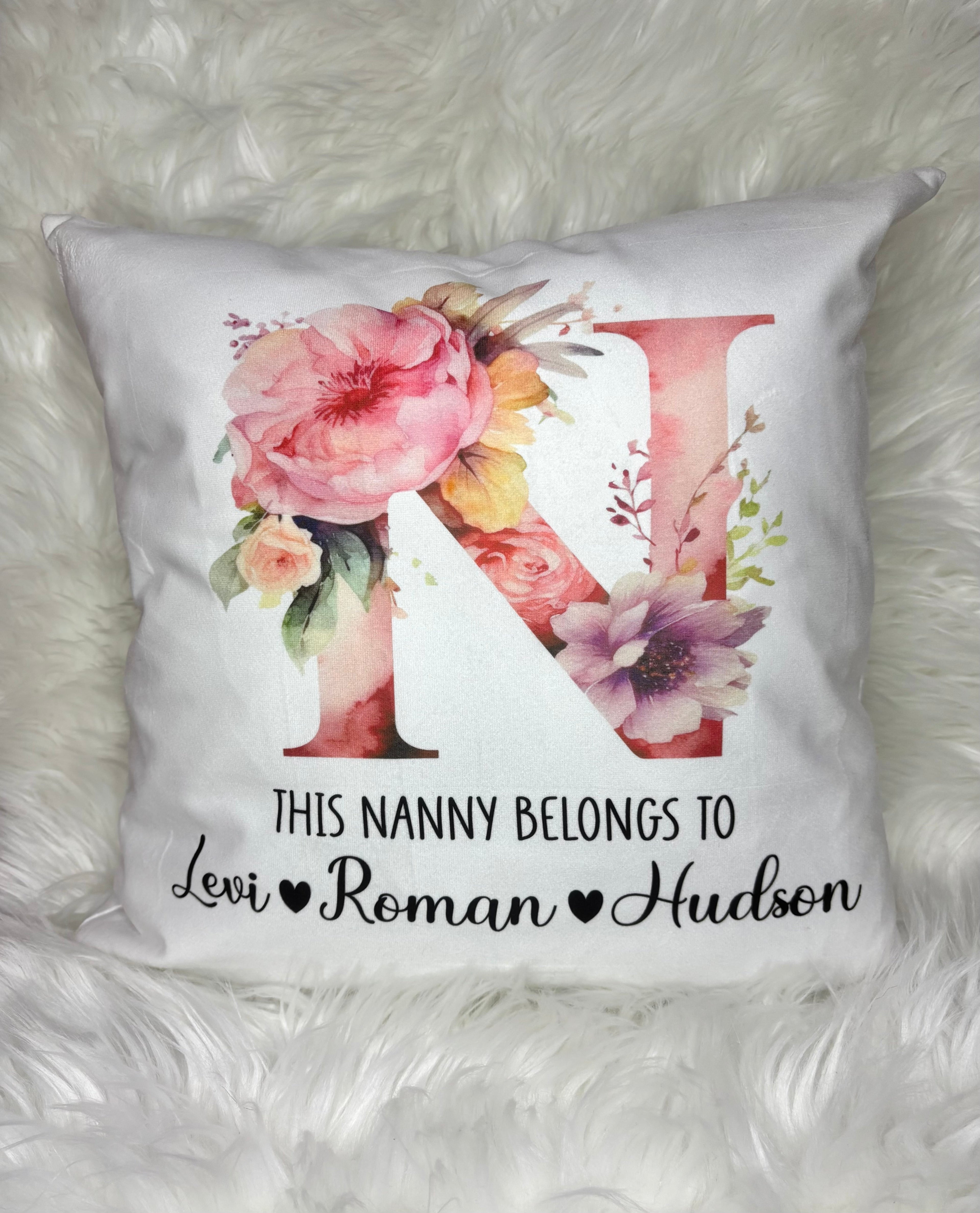 Personalised cushion for Moth