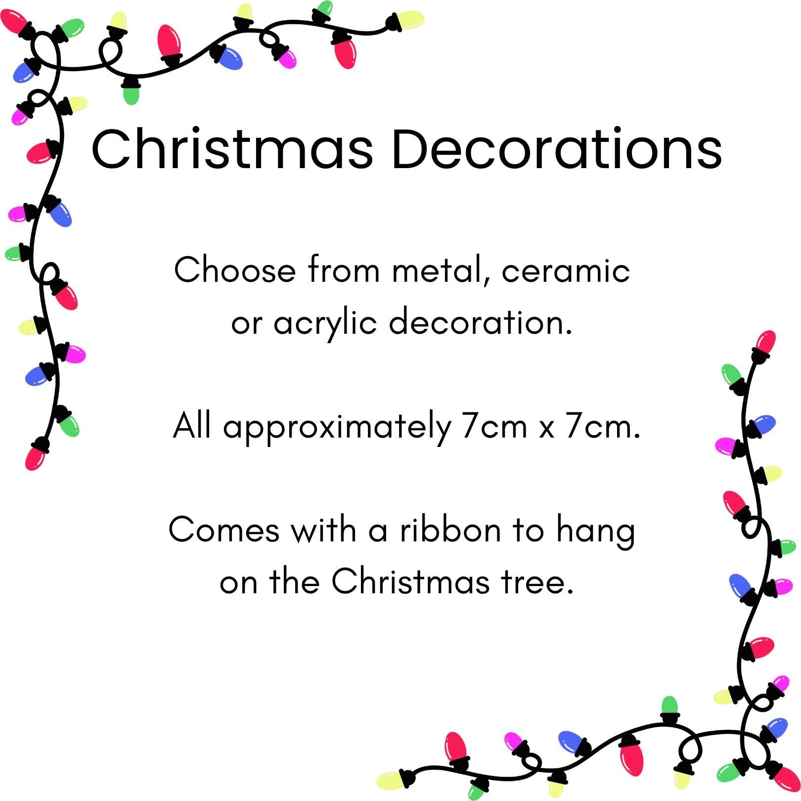 1st Christmas personalised penguin themed tree ornament 2025