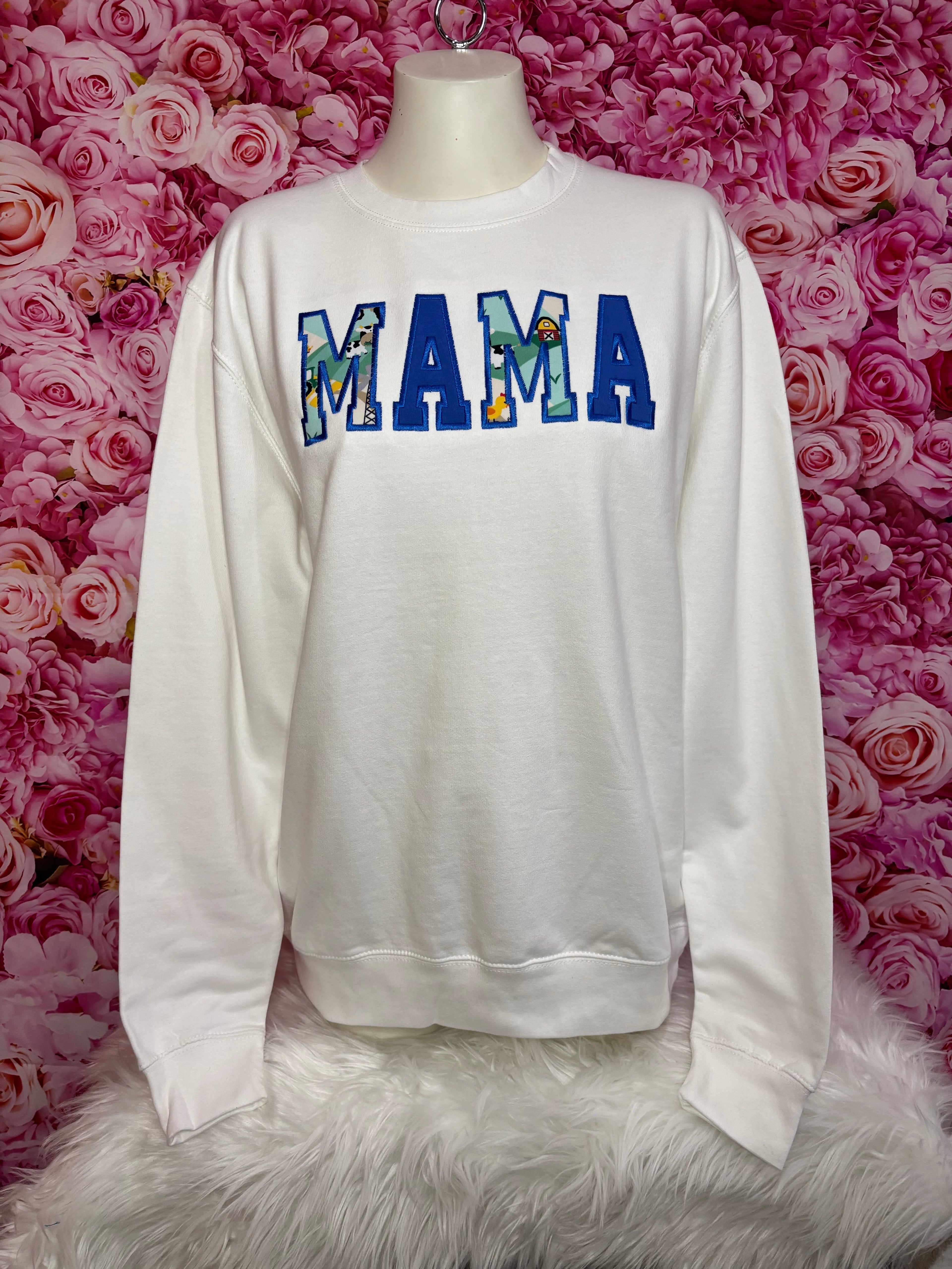 Mrs personalised surname sweatshirt