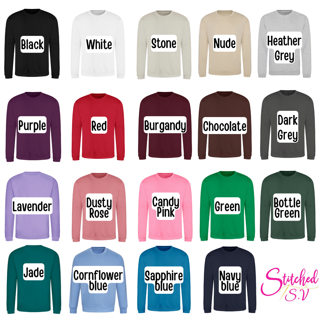 Wifey sweatshirt personalised with your wedding date
